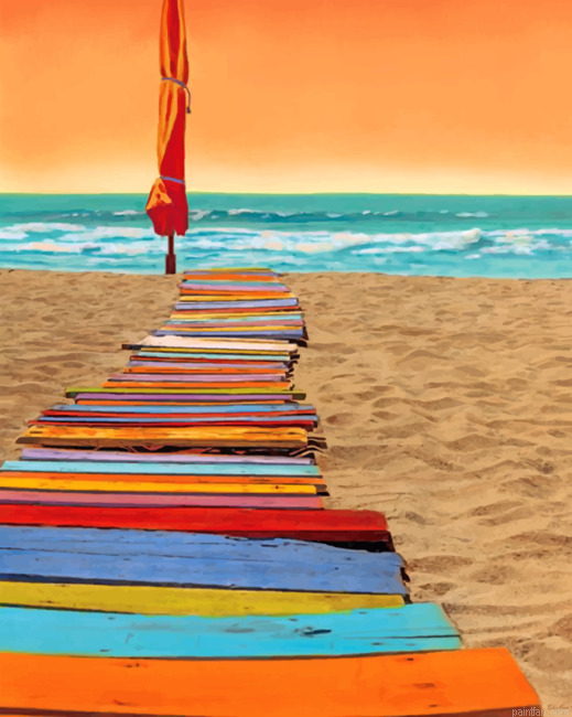 Colorful Beachwalk Paint By Numbers.png