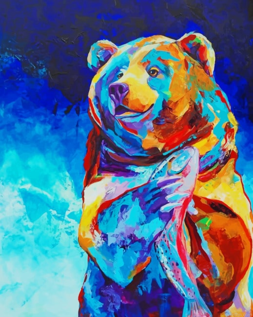 Colorful Bear New Paint By Numbers.png