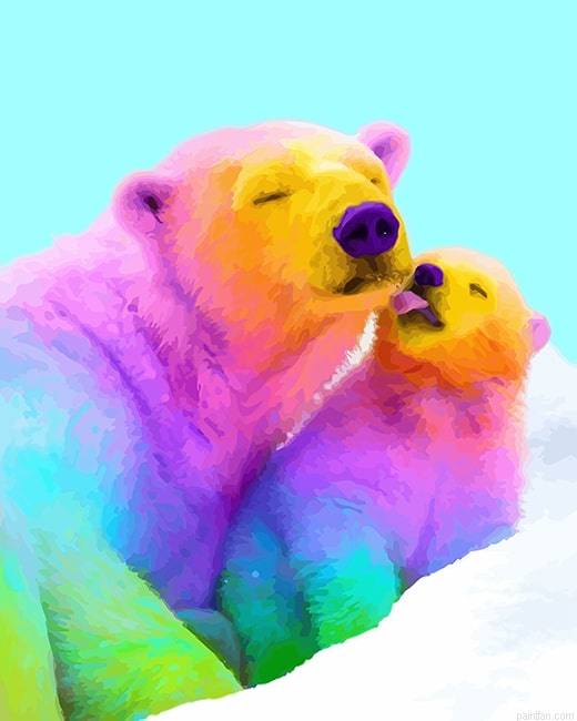 Colorful Bears New Paint By Numbers.png