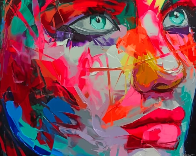 Colorful Beautiful Face New Paint By Numbers.png