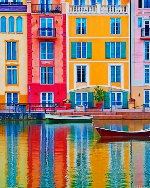 Colorful Buildings In Italy New Paint By Numbers.png