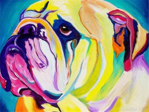 Colorful Bulldog Paint By Numbers.png