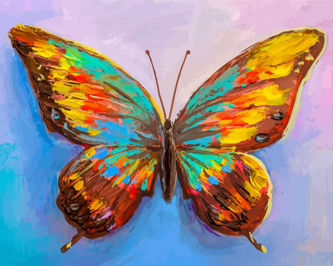 Colorful Butterfly Art Paint By Number.png