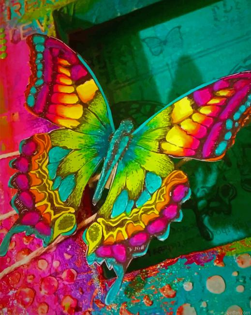 Colorful Butterfly New Paint By Numbers.png