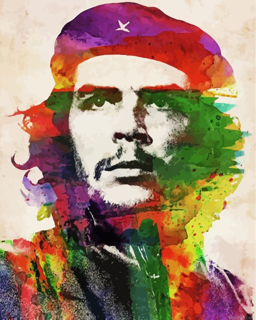 Colorful Che Guevara Paint By Number.png