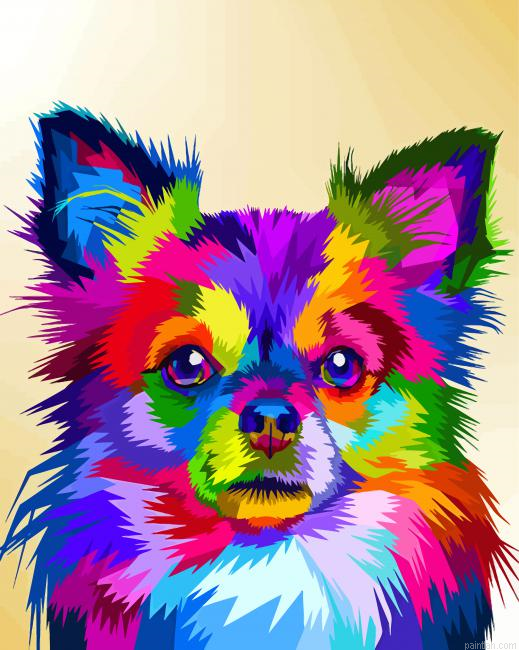 Colorful Chihuahua Puppy Paint By Numbers.png