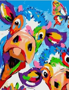 Colorful Cows Paint By Numbers.png