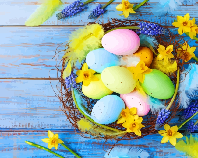 Colorful Easters Paint By Number.png