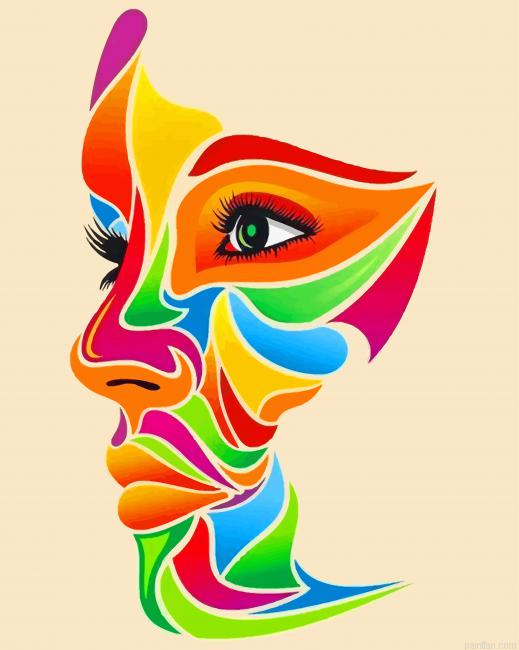 Colorful Face Art New Paint By Numbers.png