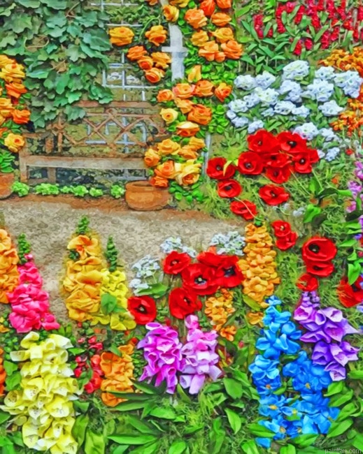 Colorful Flowers Plants Paint By Numbers.png