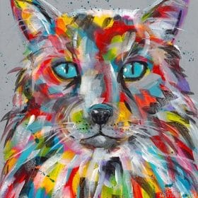 Colorful Fluffy Kitty Paint By Numbers.png