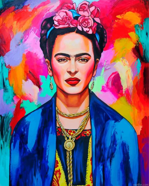 Colorful Frida Paint By Number.png