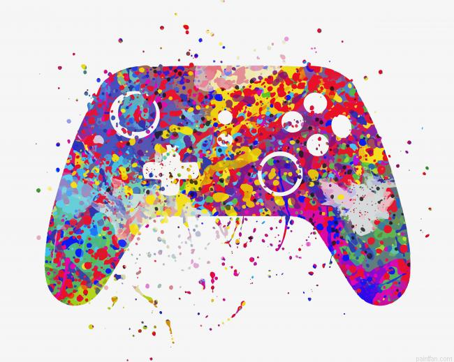 Colorful Gamepad Paint By Numbers.png