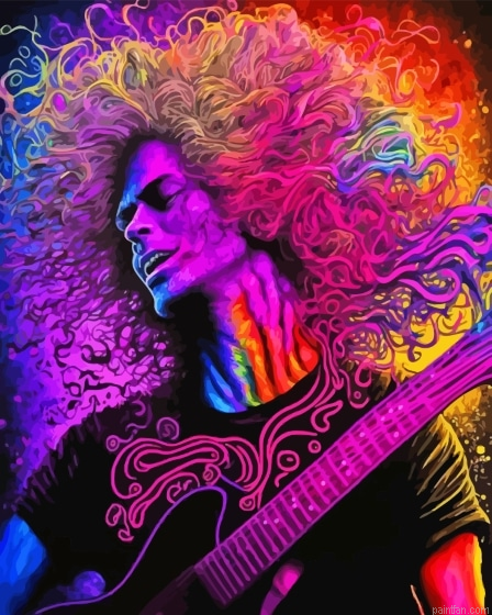 Colorful Guitarist Man Paint By Numbers.png