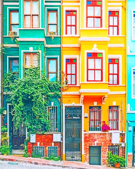 Colorful Houses New Paint By Numbers.png