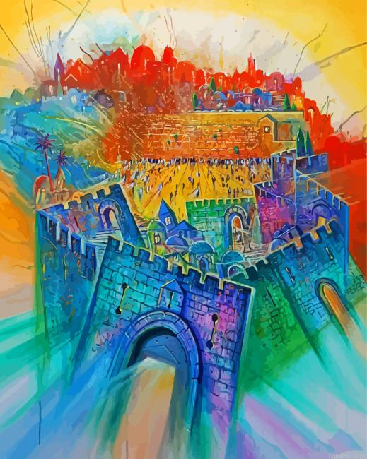 Colorful Jerusalem Paint By Numbers.png