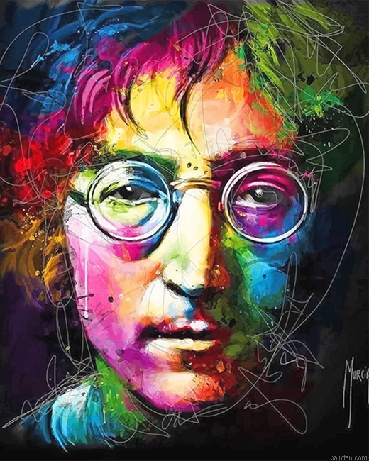 Colorful John Lennon New Paint By Number.png