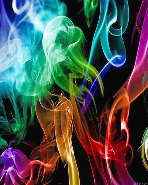 Colorful Light Smoke New Paint By Numbers.png