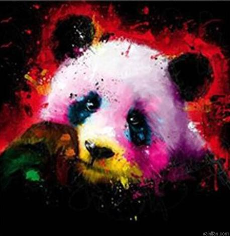Colorful Panda Paint By Numbers.png