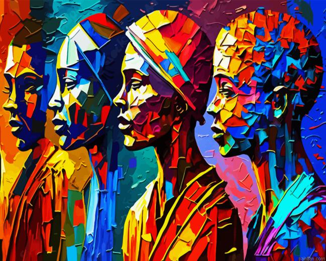 Colorful People Art Paint By Numbers.png