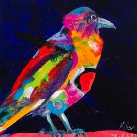 Colorful Raven Paint By Numbers.png