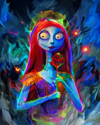 Colorful Sally Nightmare Before Christmas Paint By Number.png