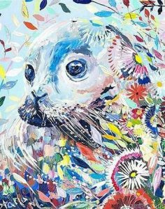 Colorful Seal Paint By Numbers.png