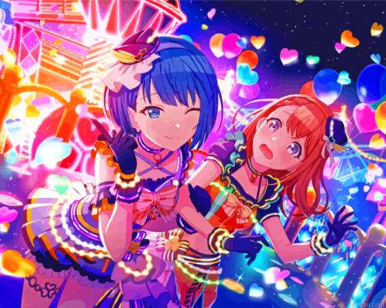 Colorful Stage Girls Characters Paint By Numbers.png