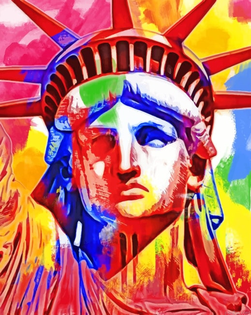 Colorful Statue Of Liberty Ny City Paint By Number.png