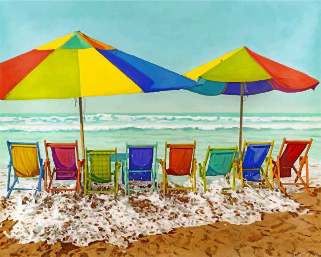Colorful Sun Loungers Paint By Number.png