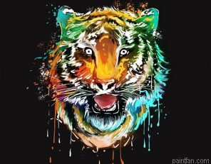 Colorful Tiger Paint By Numbers.png