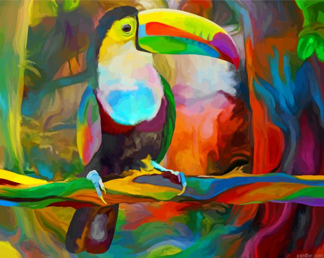 Colorful Toucan Paint By Number.png