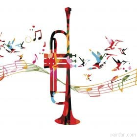 Colorful Trumpet Still Life Paint By Numbers.png