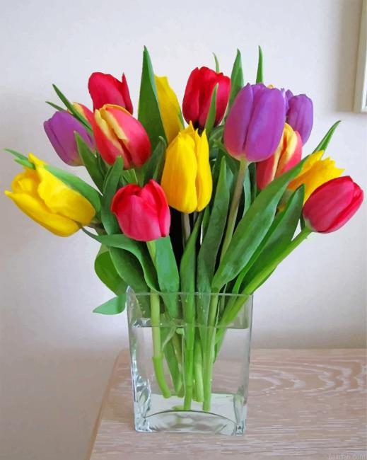 Colorful Tulips Paint By Number.png