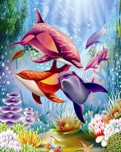 Colors Dolphins Paint By Numbers.png