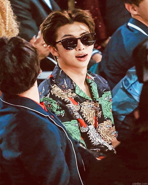 Cool Bts Rap Monster New Paint By Numbers.png