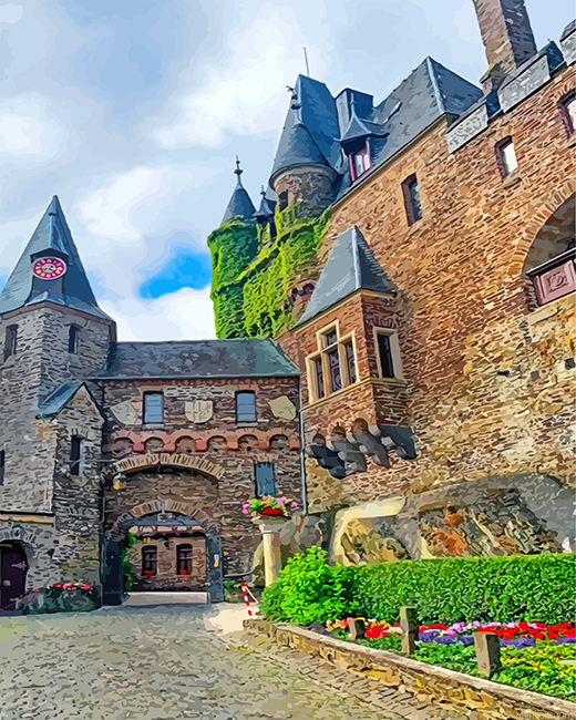 Cool Cochem Castle Paint By Number.png