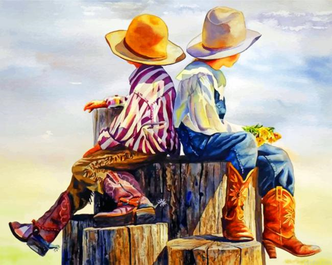 Cool Cowboys Paint By Number.png