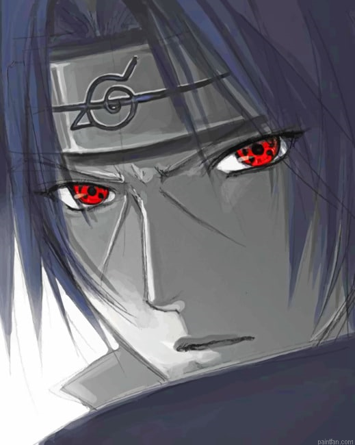Cool Itachi Uchiha Animes Paint By Numbers.png