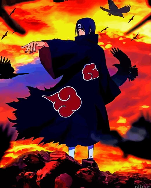 Cool Itachi Uchiha Paint By Number.png