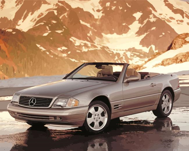Cool Mercedes Sl Paint By Numbers.png