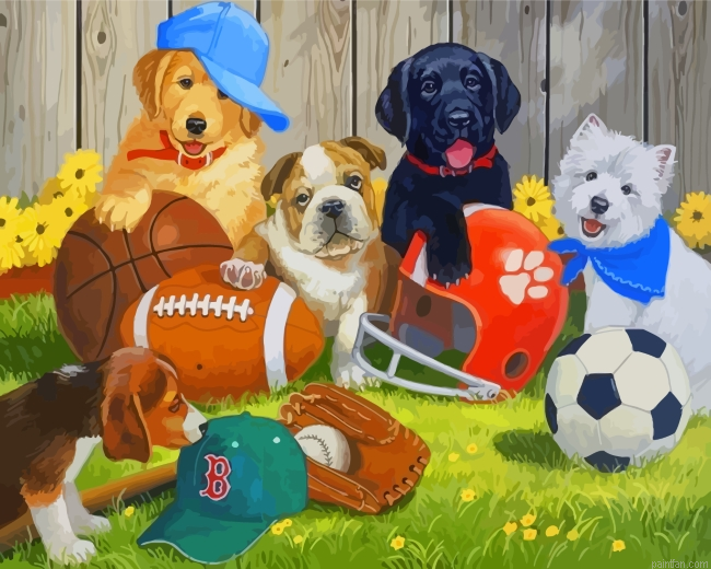 Cool Puppies Paint By Number.png