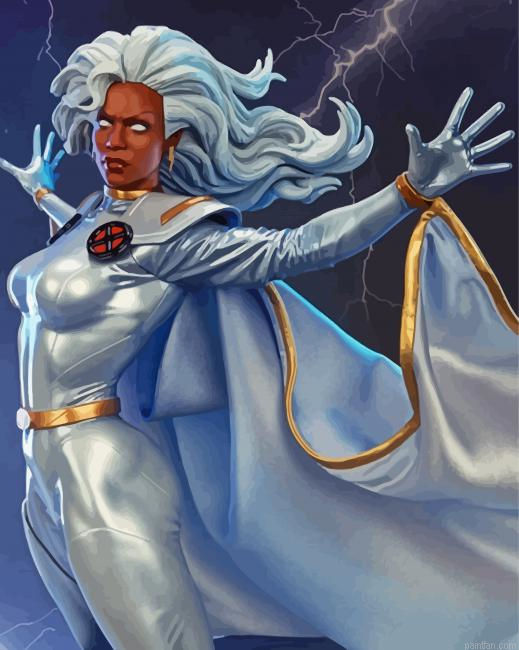 Cool Storm From X Men Paint By Numbers.png