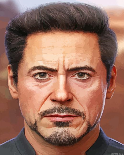 Cool Tony Stark Paint By Number.png