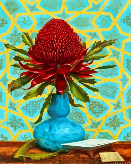 Cool Waratah Paint By Numbers.png