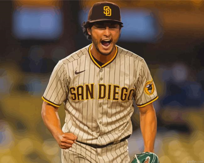 Cool Yu Darvish Paint By Numbers.png