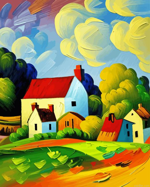 Country Cottage Scene Paint By Numbers.png