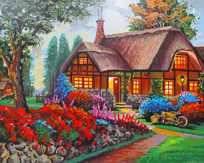 Country House Art Paint By Numbers.png