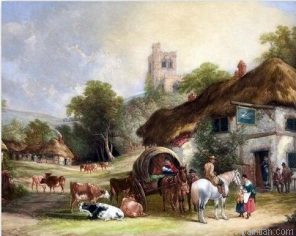 Country Village Paint By Numbers.png