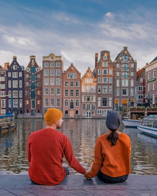 Couple In Amsterdam New Paint By Numbers.png